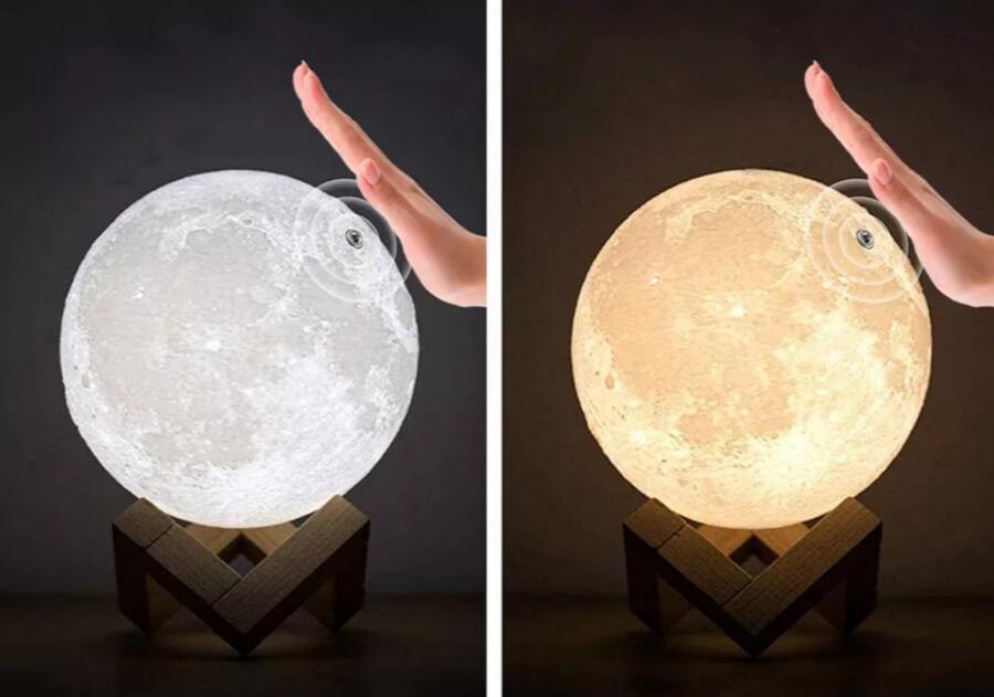 Lampada Sfera di luna illumina notte bimbo/bimba 