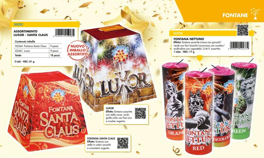 SPETTACOLO BORGONOVO FONTANA SANTA CLAUS