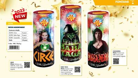 SPETTACOLO BORGONOVO FONTANA WITCH ASSORTMENT