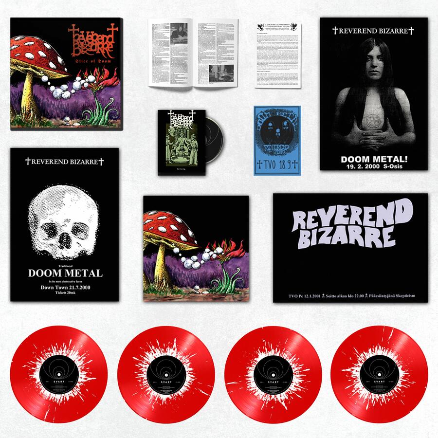 REVEREND BIZARRE  - SLICE OF DOOM - BOX SET LTD (Svart Records)