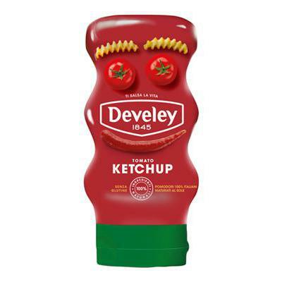 Develey Ketchup Squeez 250ML A BLISTER DA 12 PEZZI 