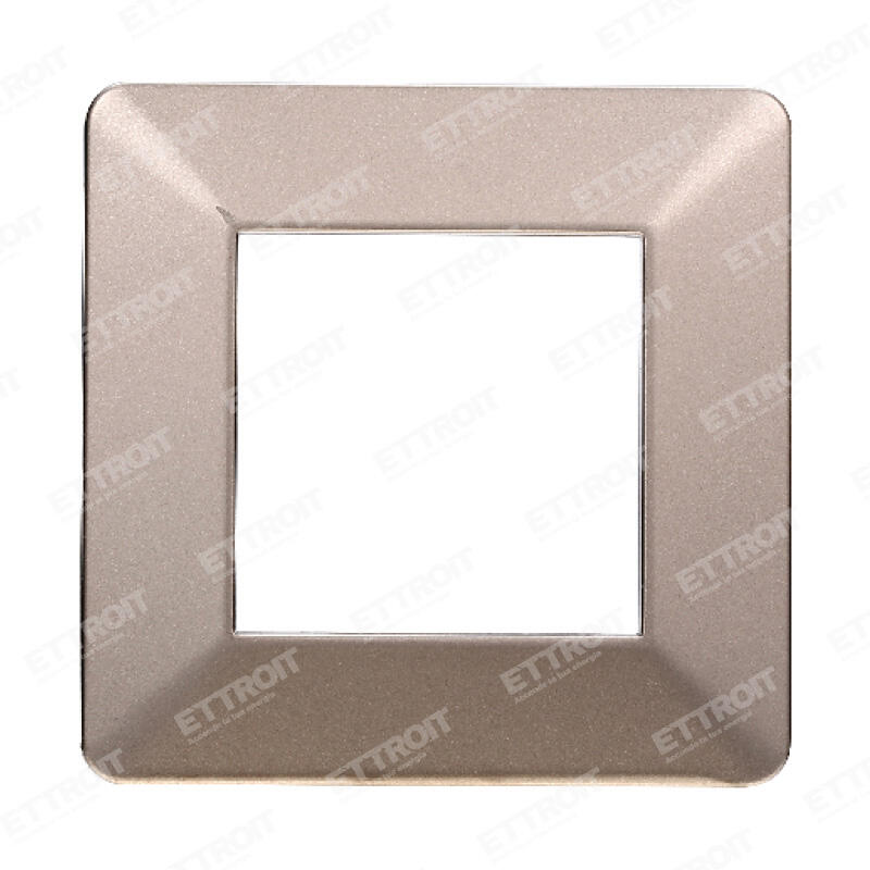 Placca plastica 2P bronzo starlight 