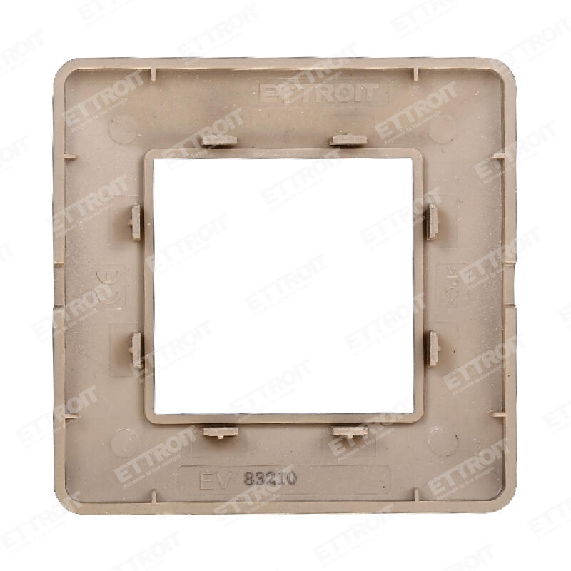 Placca plastica 2P bronzo starlight 