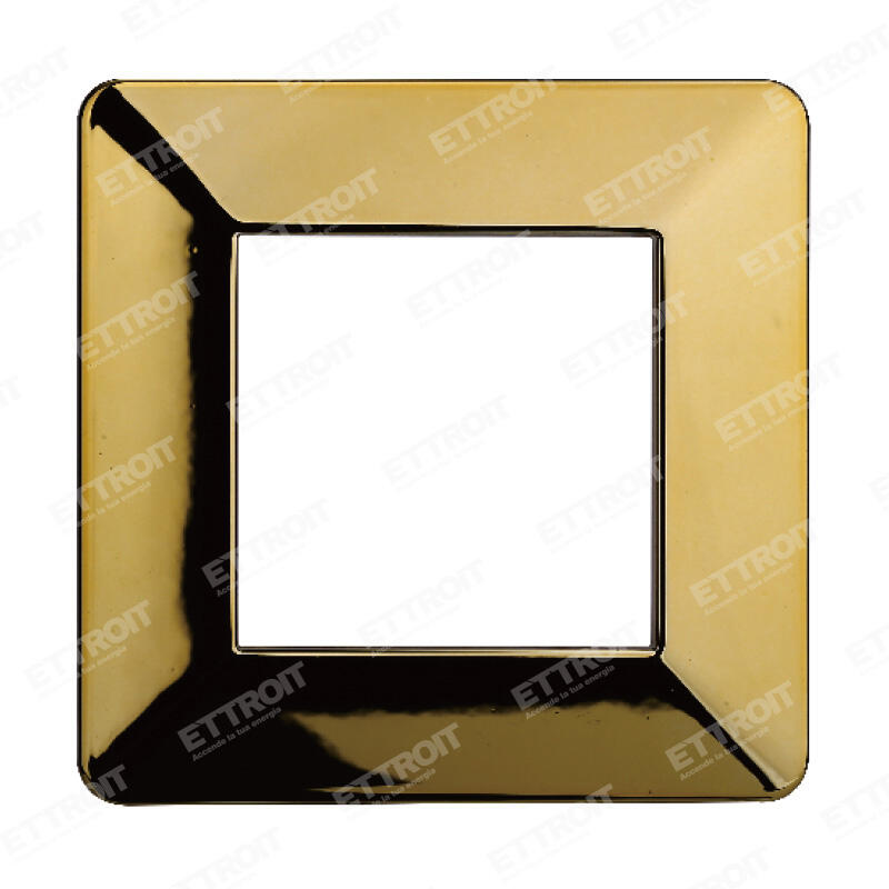 Placca plastica 2P oro lucido starlight 