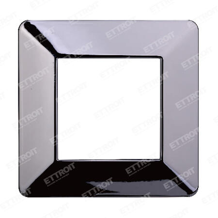 Placca palstica 2P cromato lucido starlight 