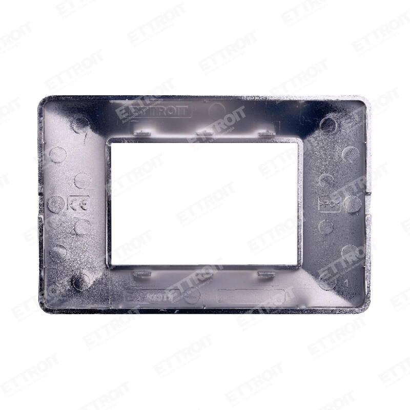 Placca plastica 3P cromato lucido starlight 