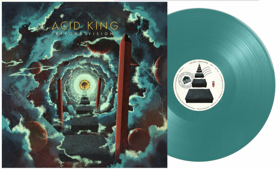 ACID KING  - BEYOND VISION - LP GREEN (BLUES FUNERAL RECORDINGS)