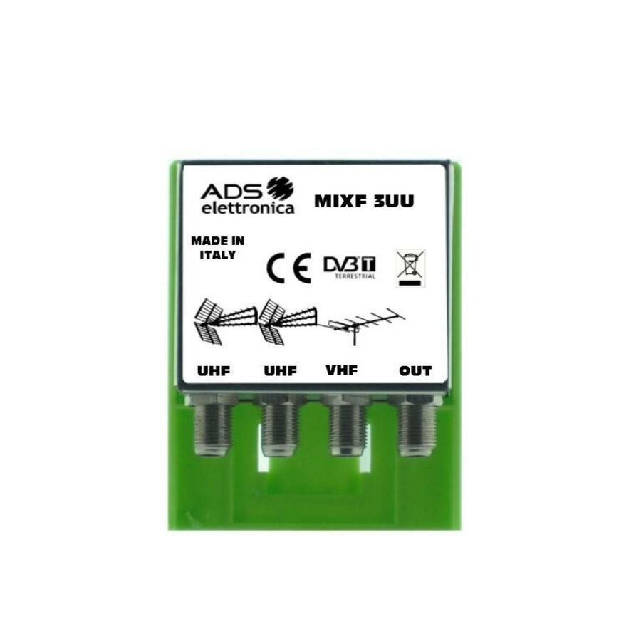 Miscelatore da palo con connettore F UHF-UHF-B.III