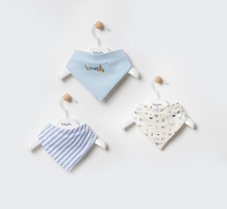 Bavaglini Assorbenti Bavaglini Bandana In Mussola Per Neonati - Set Da 6 Pezzi Super Assorbenti E Regolabili Bavaglio Mussola Cotone