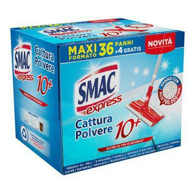 Smac Panni Cattura Polvere Dry 36+4 A SCATOLO DA 12 CONFEZIONI 