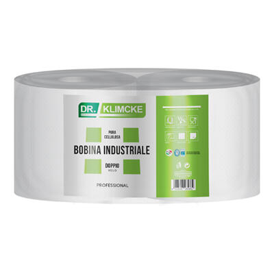 DR KLIMCKE Rotoloni Carta Industriale X2 Professional  MAXI PESO 4 KG