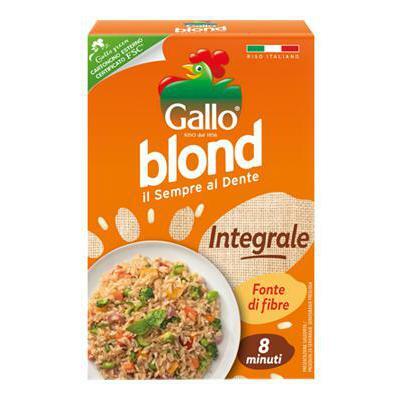 Gallo Riso Blond Integrale 500GR A BLISTER DA 6 PEZZI 
