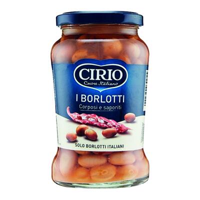 Cirio Borlotti in Vetro 370GR A SCATOLO DA 12 PEZZI
