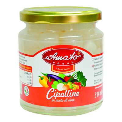 Amato Cipolline Aceto di Vino 314GR A BLISTER DA 12 PEZZI 