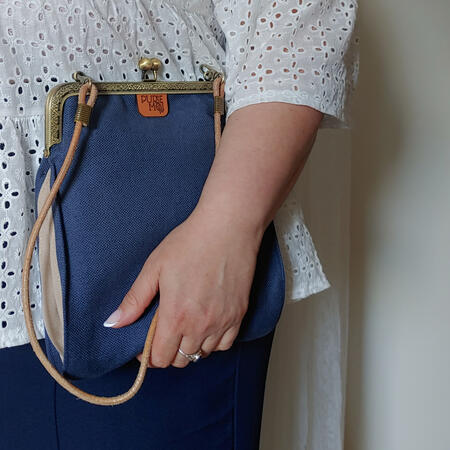 Borsa booklovers mod. Kathleen - blu