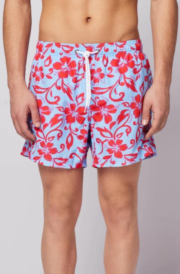 HIBISCUS FAMILY MEN'S SWIMSHORTS SUNDEK