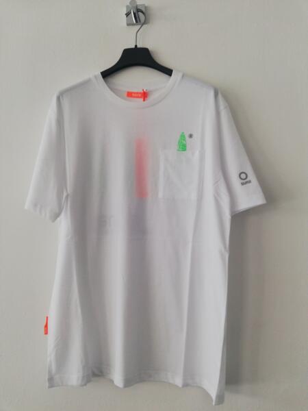 T-shirt paolo pocket bianca uomo Suns 