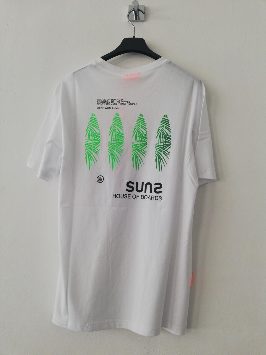 T-shirt paolo pocket bianca uomo Suns 