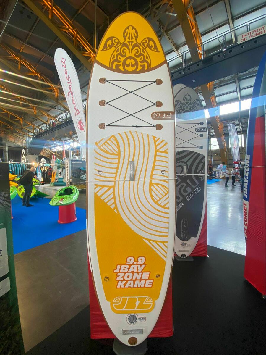 H1 KAME TAVOLA SUP LUNGHEZZA 297 CM+ PAGAIA ALLUMINIO + ZAINO TRASPORTO + POMPA + CAVIGLIERA COD.29002 JBAY.ZONE
