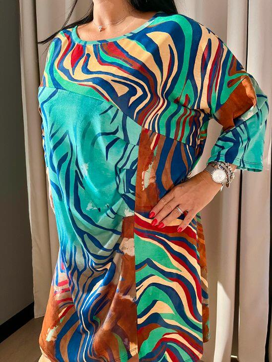 Abito Asimmetrico Keyrà Curvy