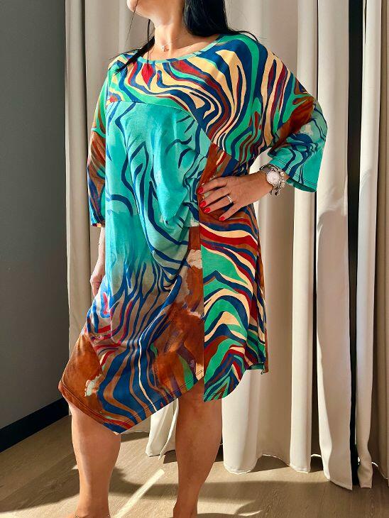 Abito Asimmetrico Keyrà Curvy