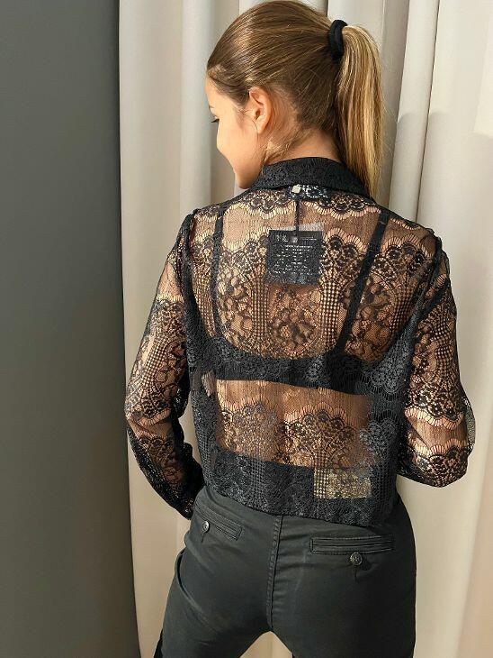 Camicetta in Pizzo Francese Collision