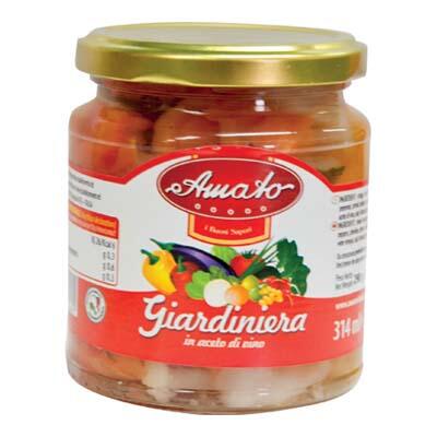 Amato Giardiniera Aceto di Vino 314GR A BLISTER DA 12 PEZZI 