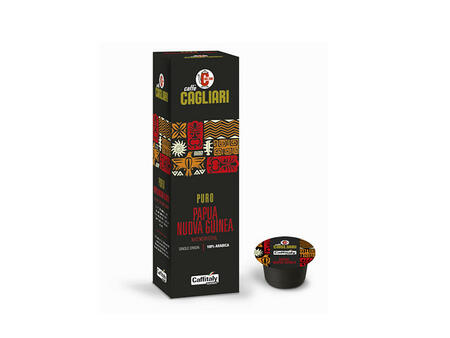 10 CAPSULE CAFFITALY CAGLIARI " PAPUA NUOVA GUINEA " 