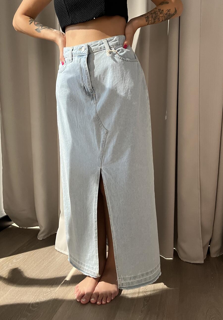 Longuette Denim Kikisix