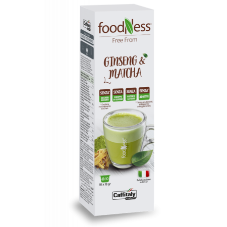 10 CAPSULE CAFFITALY Ginseng & Matcha FOODNESS