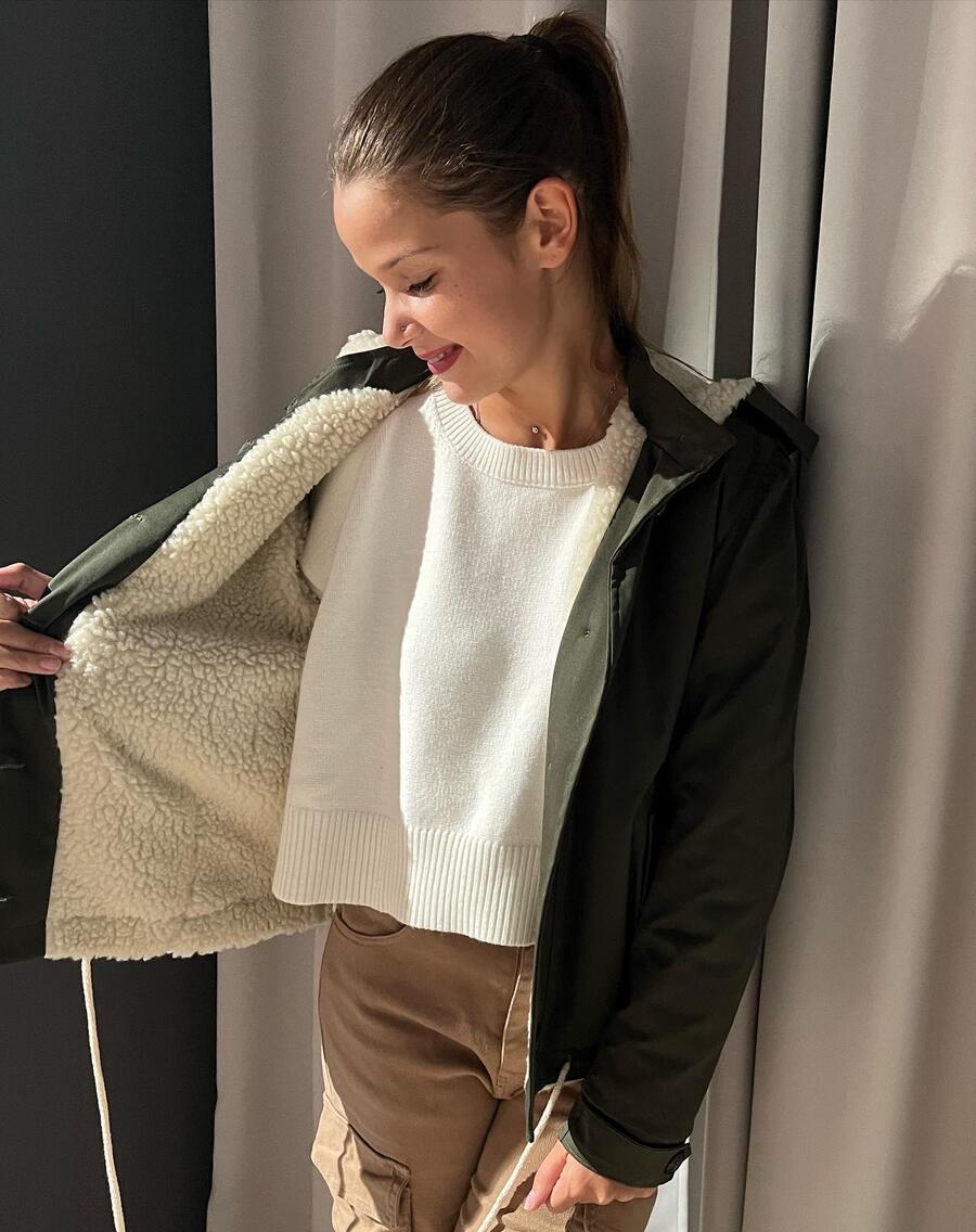 Giaccone Imbottito con Cappuccio Le Streghe