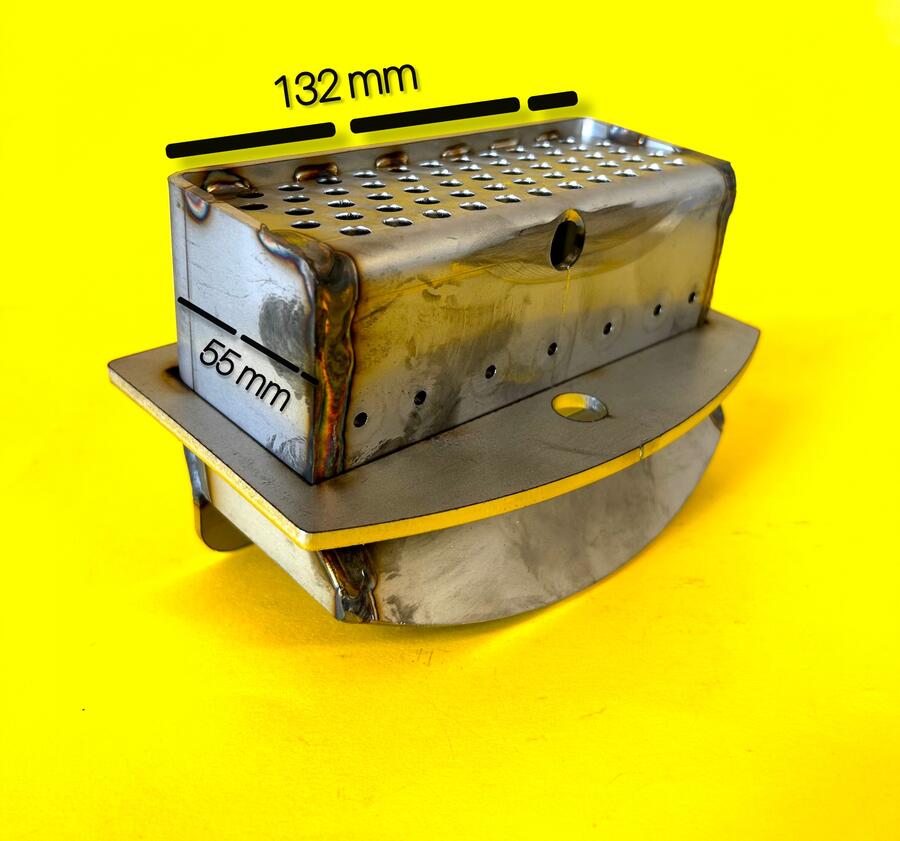 BRACIERE IN ACCIAIO RAVELLI GROUP/ECOTECK cod. 120-07-003S mod. SNELLINA