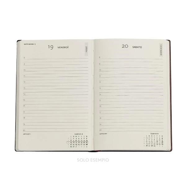 AGENDA GIORNALIERA 2024 PAPERBLANKS 12 MESI - Formato Mini