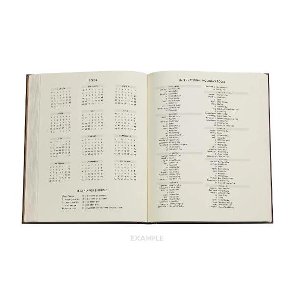 AGENDA SETTIMANALE 2024 PAPERBLANKS 12 MESI - Formato Ultra - Verticale
