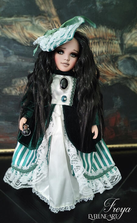 Freya Bambola 40 cm. fatta a mano 