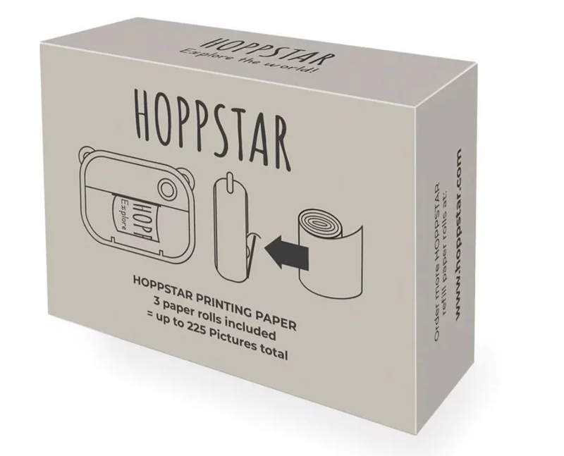 Hoppstar rotoli di carta per macchina fotografica 3pz