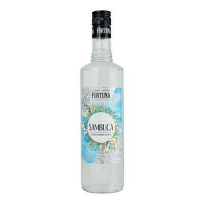 Fortuna Sambuca Bottiglia 70CL A SCATOLO DA 6 PEZZI 