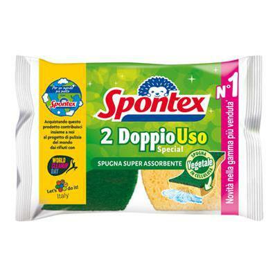 Spontex Spugne Doppio uso Special Abrasive X2 A SCATOLO DA 30 CONFEZIONI 