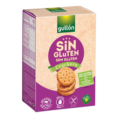 Gullon Cracker SENZA GLUTINE 200gr A SCATOLO DA 12 CONFEZIONI 