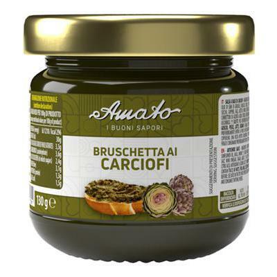 Amato Buoni Sapori Pate Carciofi x Bruschetta 130GR A SCATOLO DA 12 PEZZI 