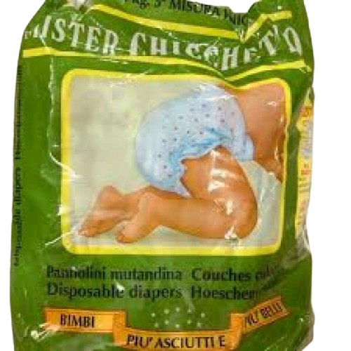 Chicchetto Pannolini Bimbi Verde 12-22 Kg x10 A BLISTER DA 20 CONFEZIONI 