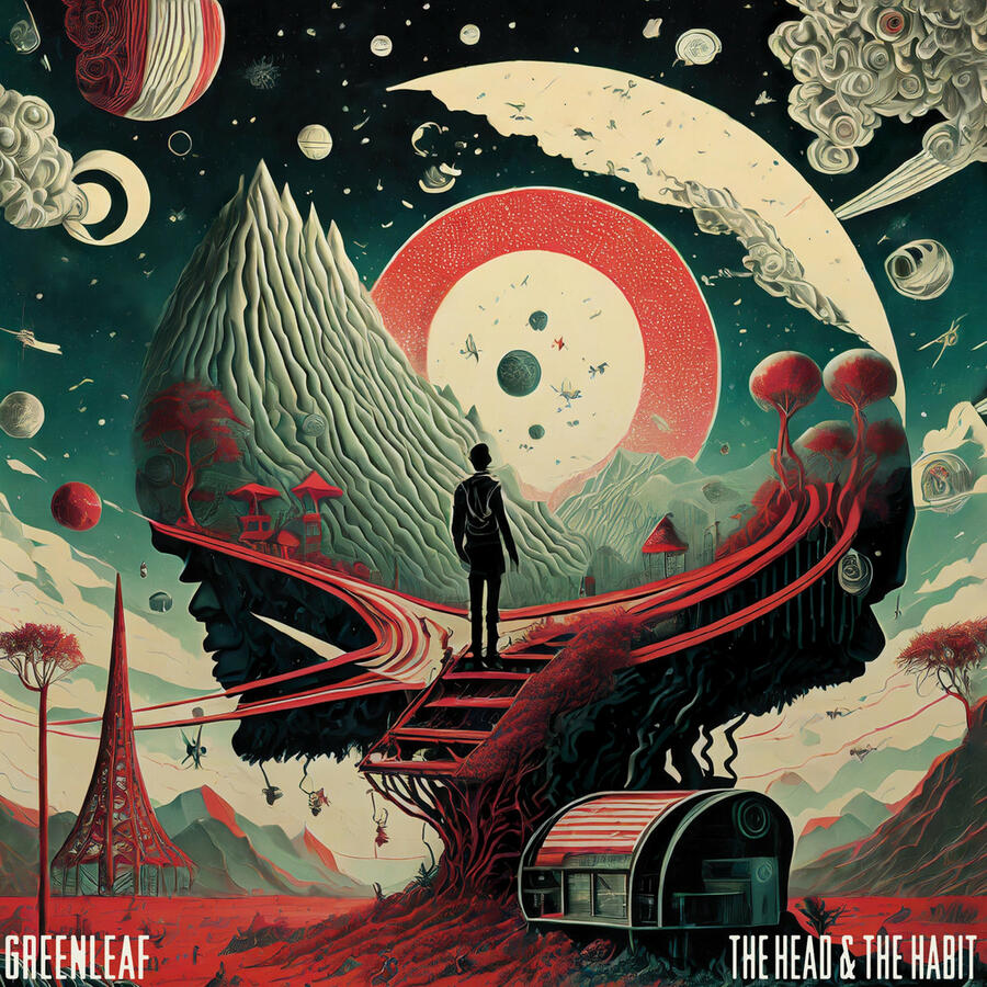 GREENLEAF - THE HEAD & THE HABIT - LP COL. (MAGNETIC EYE RECORDS)