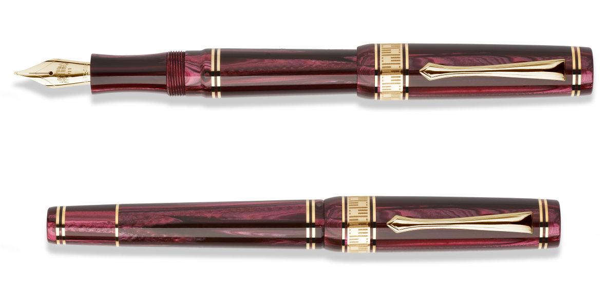 Penna stilografica Nettuno 1911 Superba Ruby - Edizione Limitata