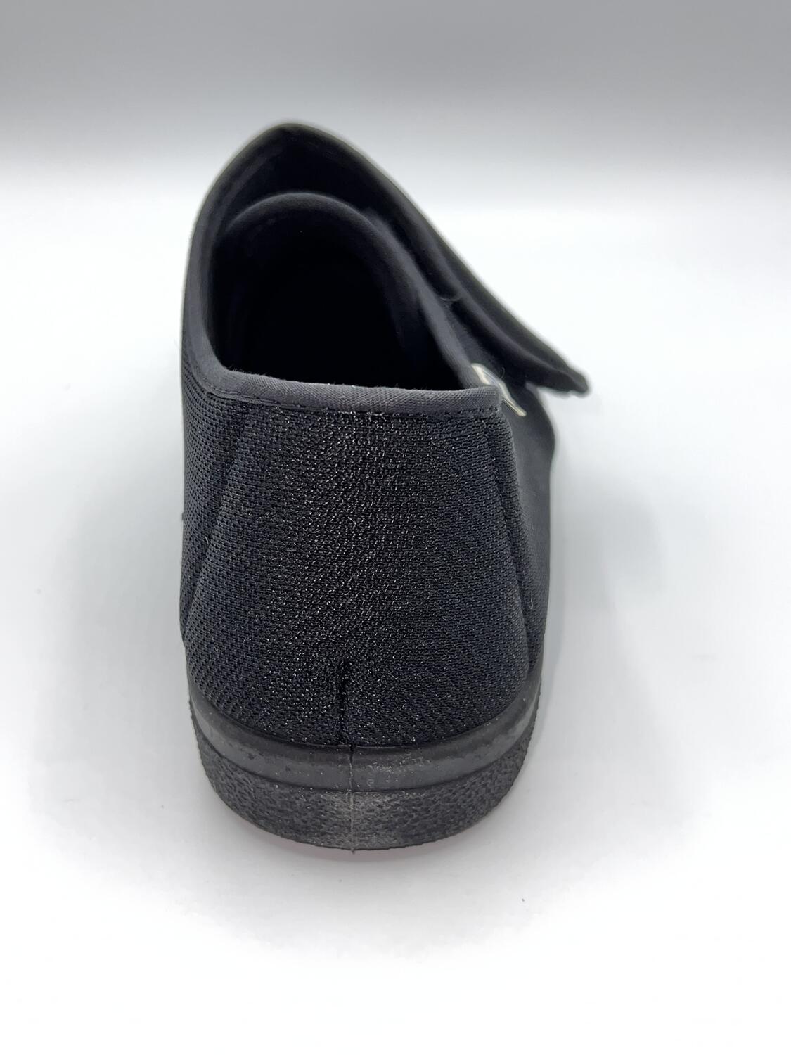 Pantofole EMANUELA Uomo, Art. 986, Nero, Velcro, Tessuto Elasticizzato, Made In Italy