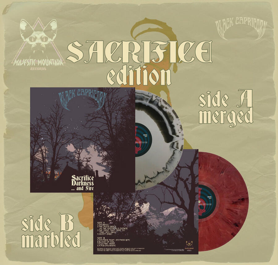 BLACK CAPRICORN - SACRIFICE DARKNESS...AND FIRE - LP (MAJESTIC MOUNTAIN)