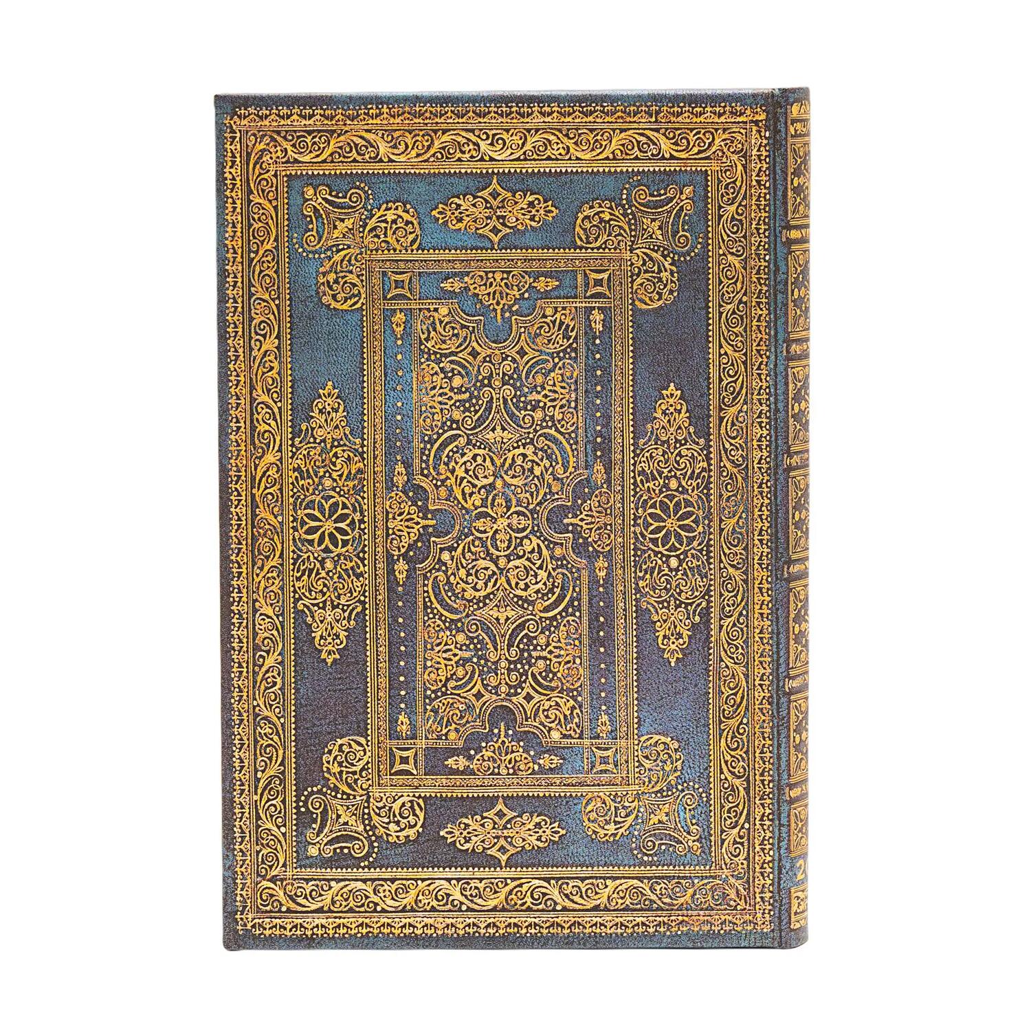 Agenda settimanale 2025 - Blu Lussuoso - PAPERBLANKS 12 MESI - Formato Mini - Orizzontale