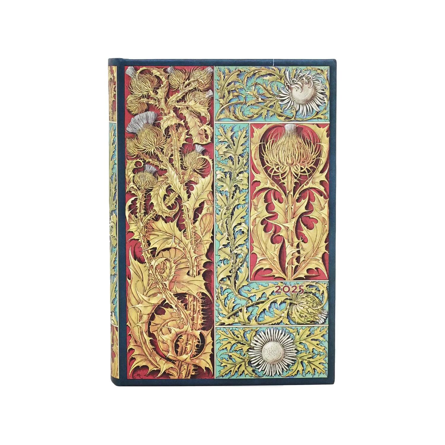 Agenda giornaliera 2025 - Cardo Selvatico - PAPERBLANKS 12 MESI - Formato Mini