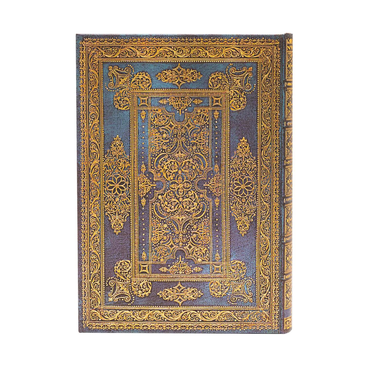 Agenda giornaliera 2025 - Blu Lussuoso - PAPERBLANKS 12 MESI - Formato Midi