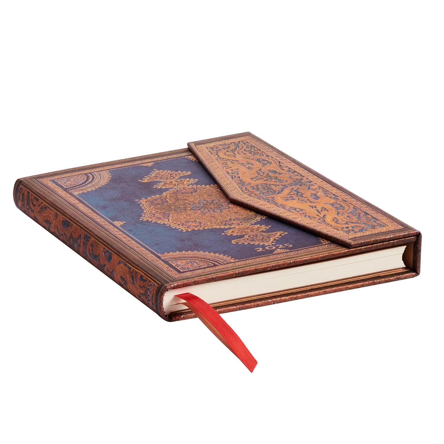 Agenda settimanale 2025 - Indaco Safavita - PAPERBLANKS 12 MESI - Formato Midi - Verticale