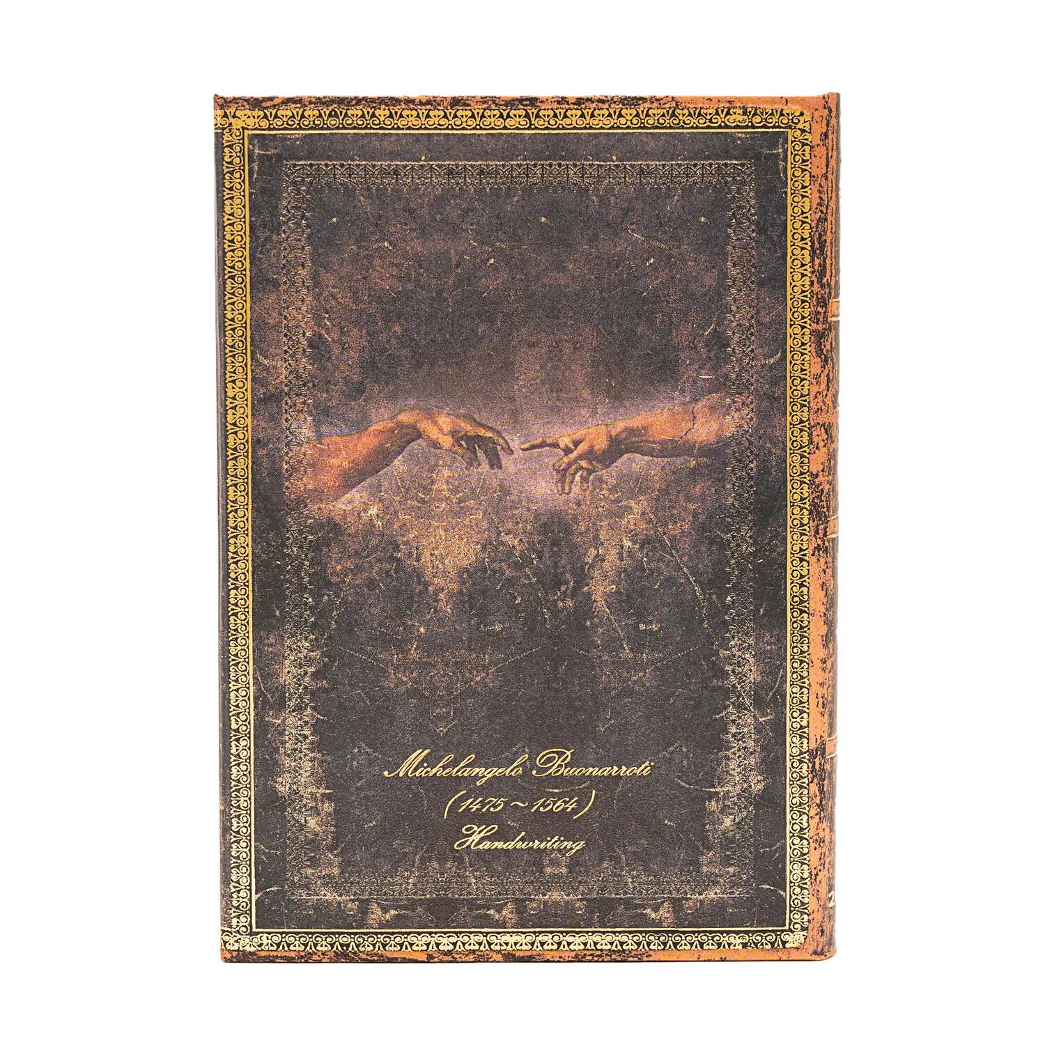 Agenda settimanale 2025 - Scritti di Michelangelo - PAPERBLANKS 12 MESI - Formato Midi - Verticale